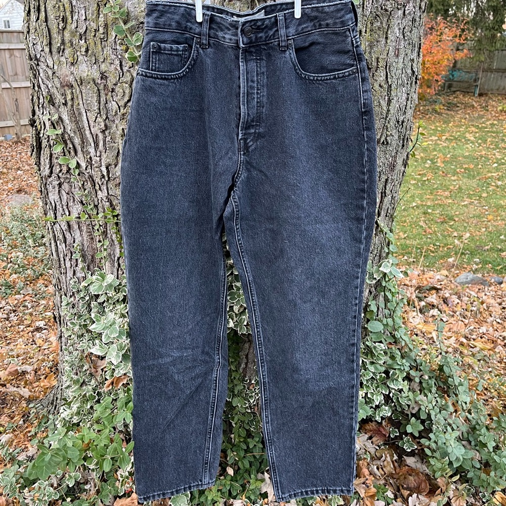 Everlane High Rise Curvy Black Jeans